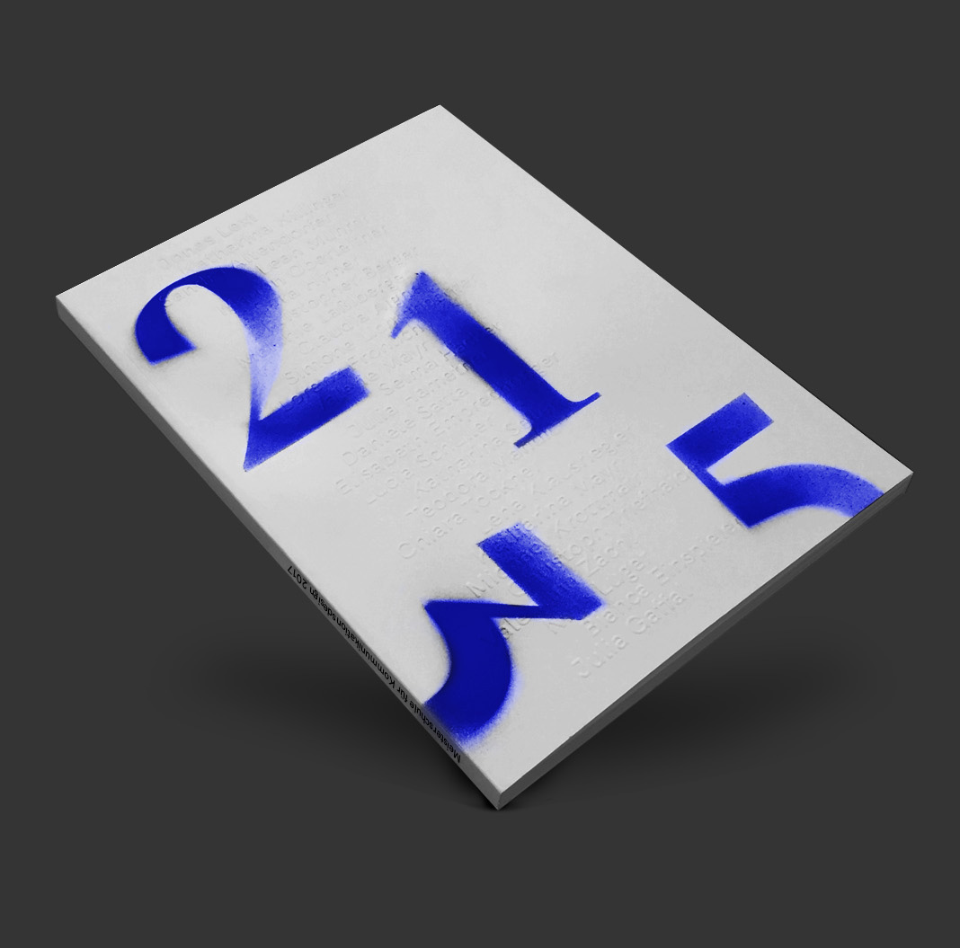 Editorial Design der Publikation, dem Katalog 
